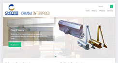 Desktop Screenshot of channaenterprises.com